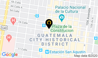 Mapa de Biblioteca Nacional en Ciudad de Guatemala