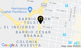 Mapa de Big Super Servicios en Ciudad de Guatemala