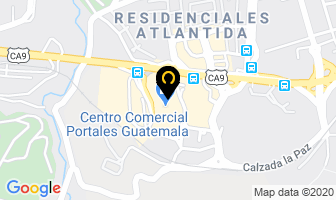 Mapa de Biomedica Metronorte en Antigua Guatemala