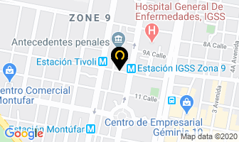 Mapa de Blumen en Ciudad de Guatemala