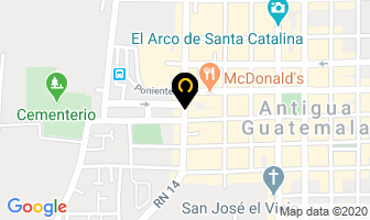 Mapa de Boutique Engel en Antigua Guatemala