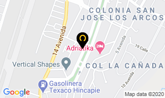Mapa de Bride`s Collection en Ciudad de Guatemala