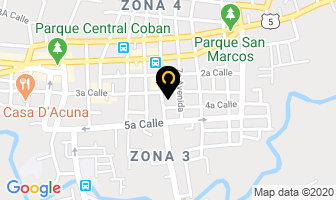 Mapa de Bufete Jurídico Profesional en Cobán