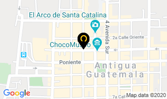 Mapa de Cafe 2000 en Antigua Guatemala