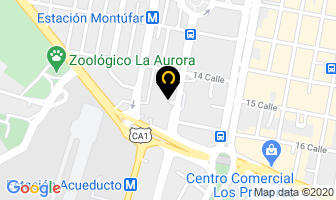 Mapa de CafÉ & Bar Central en Ciudad de Guatemala