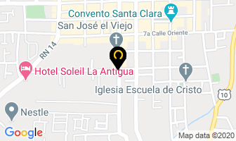 Mapa de CafÉ Ana en Antigua Guatemala