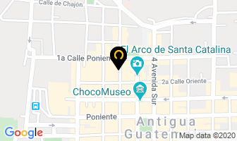 Mapa de Café Rocio en Antigua Guatemala