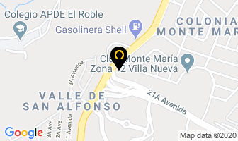 Mapa de Cafe San Antonio en Mixco