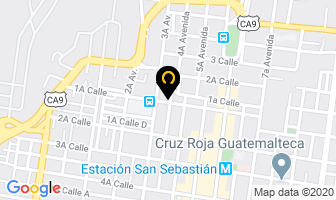 Mapa de CafÉ Vero's en Ciudad de Guatemala