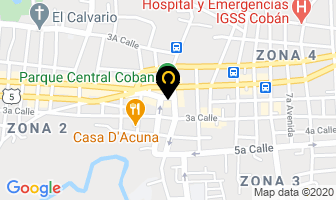 Mapa de Cafeteria Santa Rita en Cobán