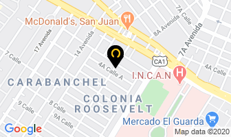 Mapa de Calderon Carlos en Ciudad de Guatemala