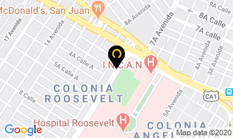 Mapa de Car Speed en Ciudad de Guatemala