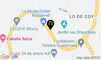 Mapa de Carrocerias El Occidente en Mixco