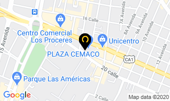 Mapa de Casa Loretto en Ciudad de Guatemala
