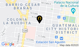 Mapa de Casa San Jose en Ciudad de Guatemala