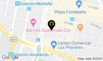 Mapa de Catie Guatemala en Ciudad de Guatemala