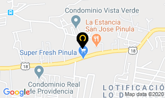 Mapa de Cedai Centro De Aprendizaje Integral en San José Pinula