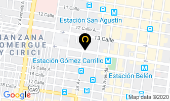Mapa de Cede Centro De Estudios De Derecho en Ciudad de Guatemala