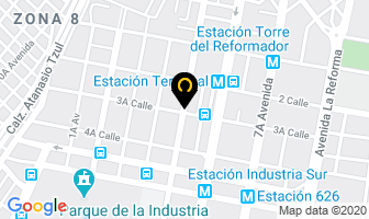 Mapa de Cefric en Ciudad de Guatemala