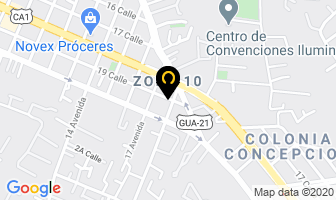 Mapa de Celebraciones en Ciudad de Guatemala