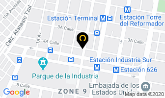 Mapa de Celorio en Ciudad de Guatemala