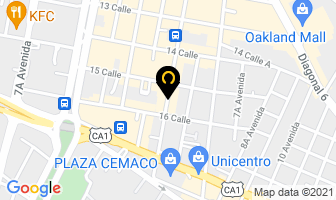 Mapa de Centro Del Pie en Ciudad de Guatemala