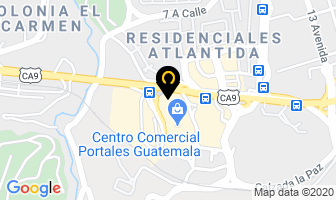 Mapa de Centro Dental Reyes en Ciudad de Guatemala