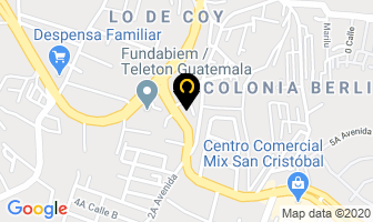 Mapa de Centro Medico Claret en Ciudad de Guatemala