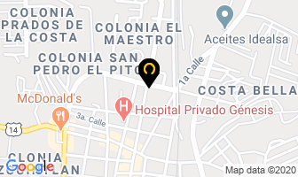 Mapa de Centro Medico Del Sur en Escuintla
