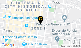 Mapa de Cetecpro en Ciudad de Guatemala