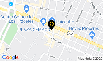 Mapa de Charm Nails en Ciudad de Guatemala