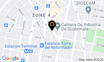 Mapa de Chef To Go en Ciudad de Guatemala