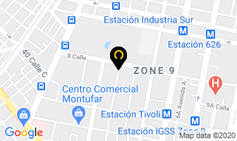 Mapa de Chef's Solutions en Ciudad de Guatemala