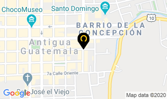 Mapa de Cine Express 3d en Antigua Guatemala
