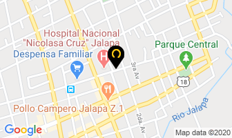 Mapa de Clinica Sem en Jalapa