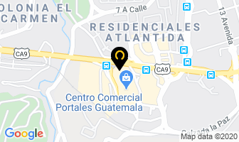 Mapa de ClÍnicas Dentales Profesionales en Ciudad de Guatemala