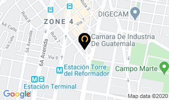 Mapa de Club Industrial en Ciudad de Guatemala
