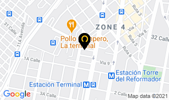 Mapa de Cocinas Creativas Premium en Ciudad de Guatemala
