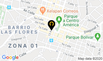 Mapa de Cofisga en Quetzaltenango