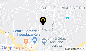 Mapa de Colegio Americano en Quetzaltenango