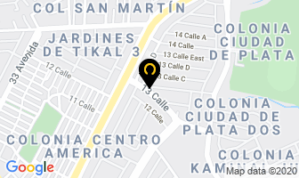 Mapa de Colegio De Aprendizaje Bilingue en Ciudad de Guatemala