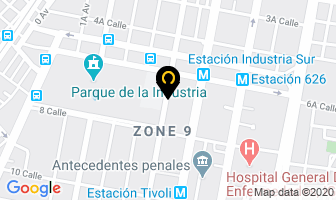 Mapa de Comercial A & M en Ciudad de Guatemala
