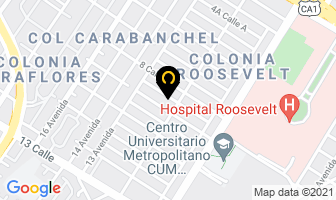 Mapa de Comercial Ariel en Ciudad de Guatemala