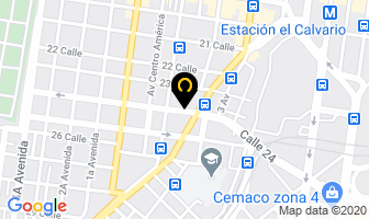 Mapa de Comercial Moshe en Ciudad de Guatemala