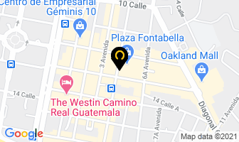 Mapa de Comida Mexicana Tex Mex en Ciudad de Guatemala