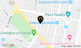 Mapa de Comida Rapida Casera en Ciudad de Guatemala