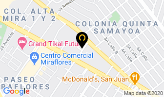 Mapa de Compacthor en Guatemala
