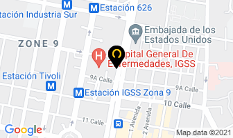 Mapa de Computadoras Avanzada en Ciudad de Guatemala