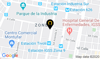 Mapa de Computadoras Plus en Ciudad de Guatemala