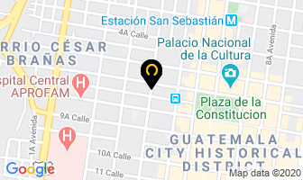 Mapa de Comseitursa en Ciudad de Guatemala